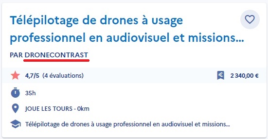 formation telepilote de drone CPF formation dronecontrast moncompteformation