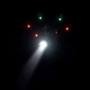 Projecteur Drone LED avec une lentille de Fresnel
