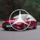 mercedes cla traveling drone